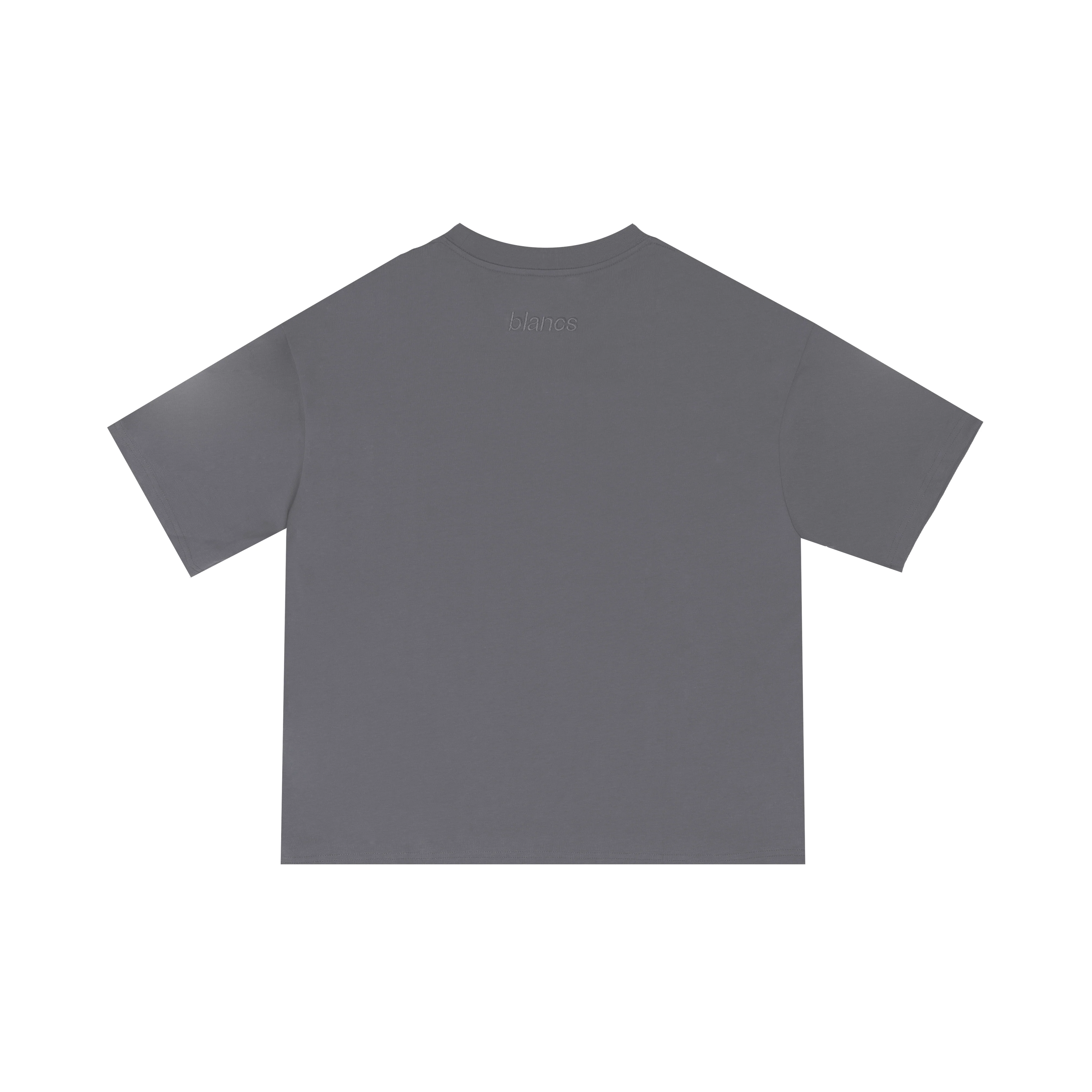 BLANCS CLASSIC LOGO TEE - GREY - Image 2