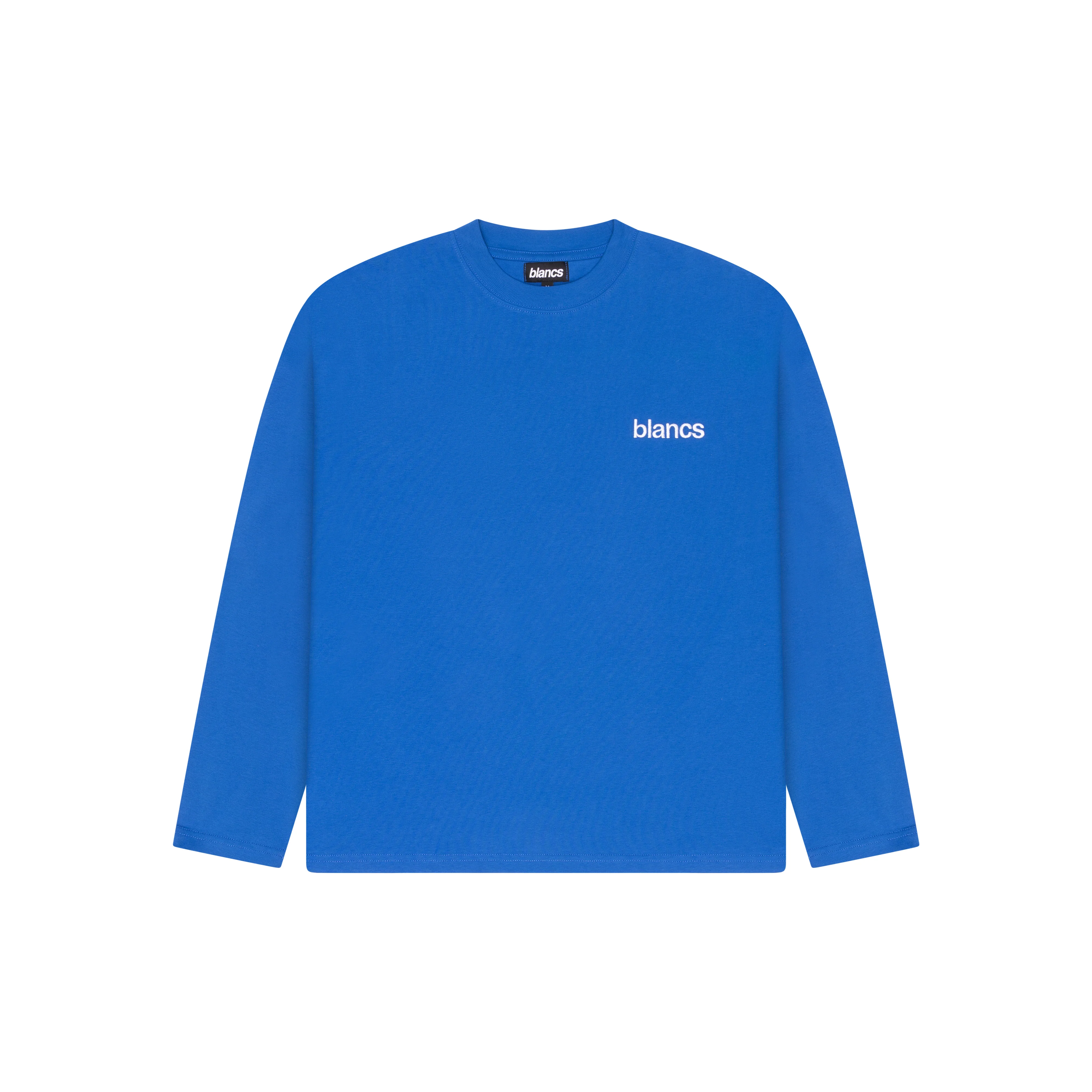 BLANCS CLASSIC LOGO TEE L/S - BLUE