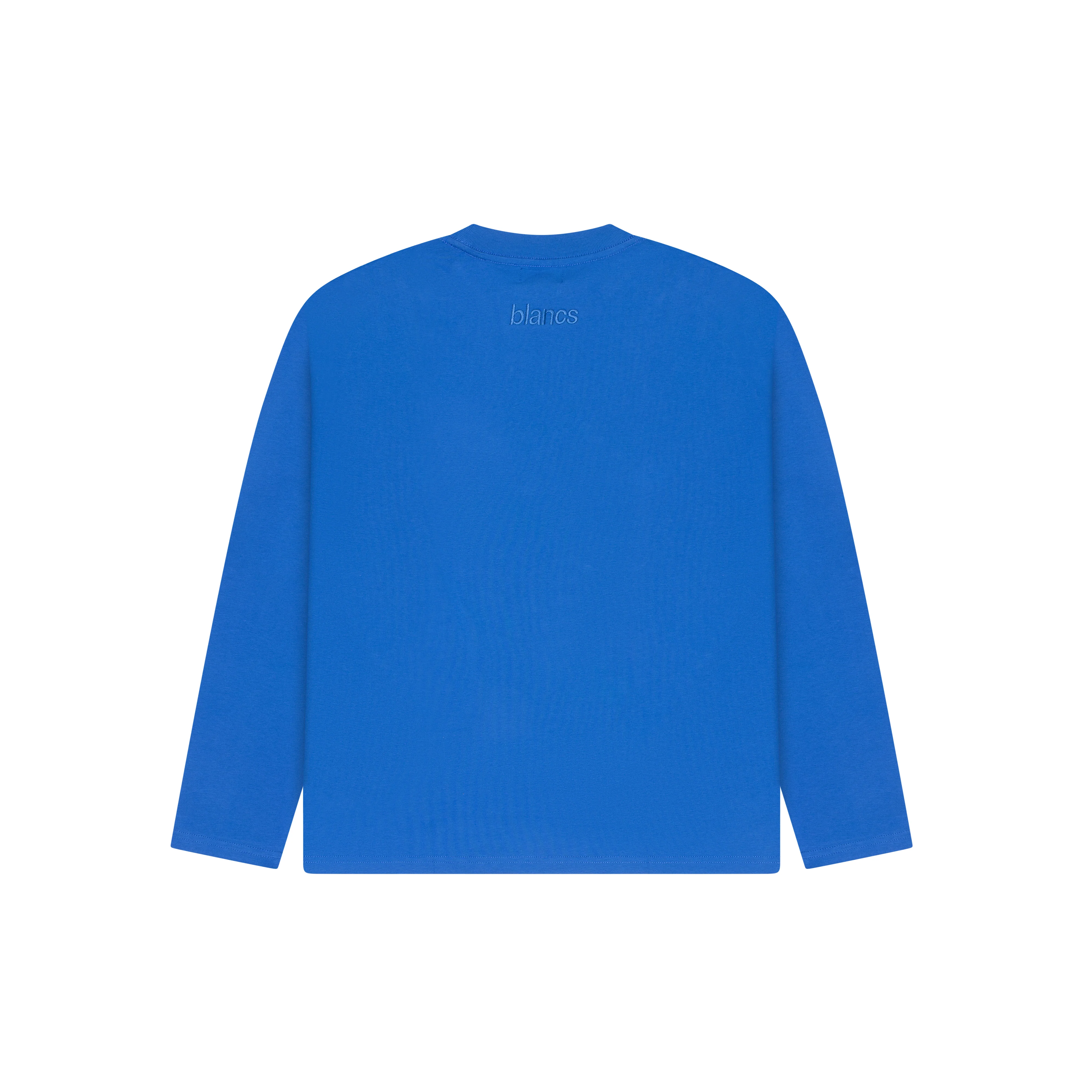 BLANCS CLASSIC LOGO TEE L/S - BLUE - Image 2