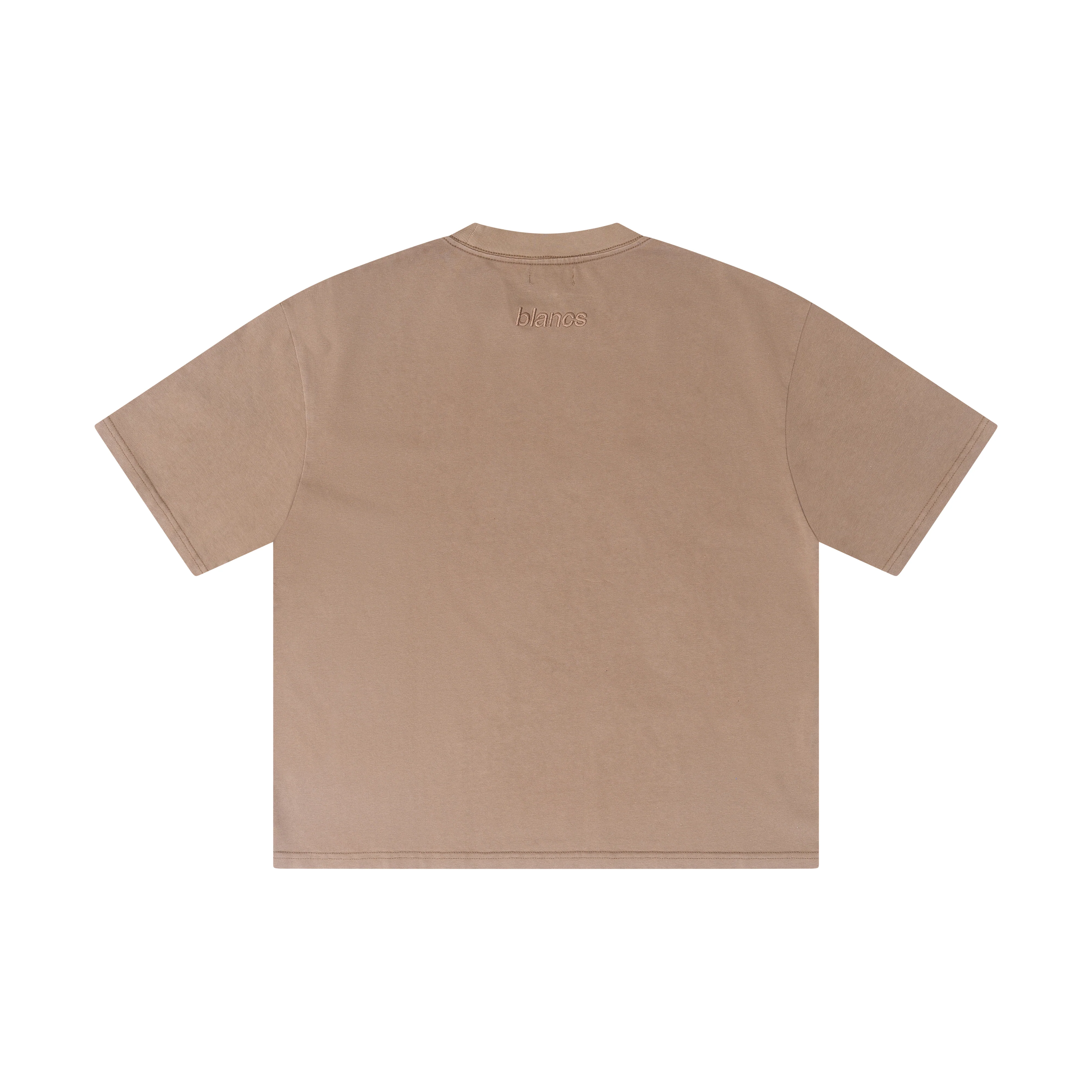 BLANCS CLASSIC LOGO TEE - WASHED BEIGE - Image 2