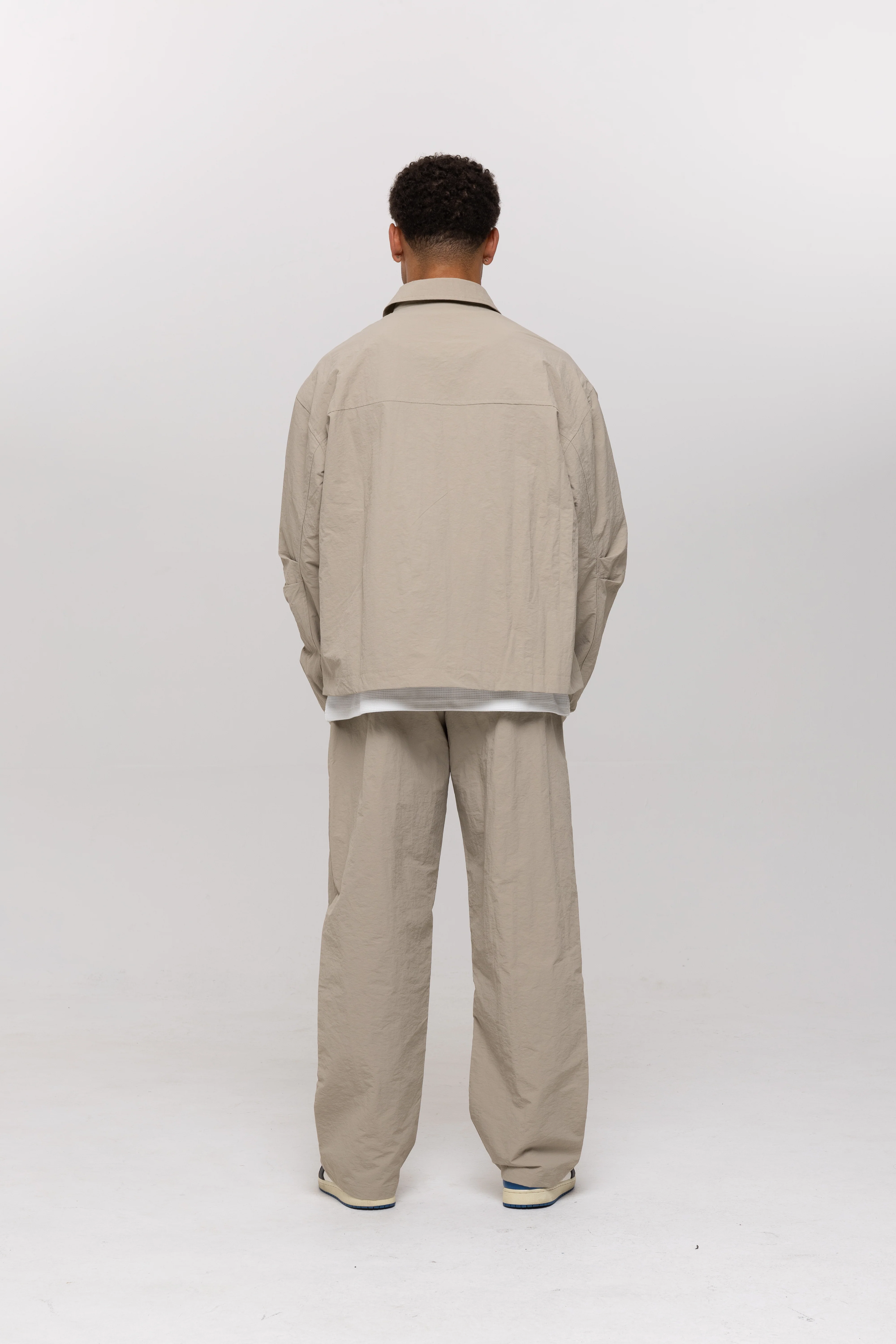 BLANCS NYLON JACKET - BEIGE - Image 4