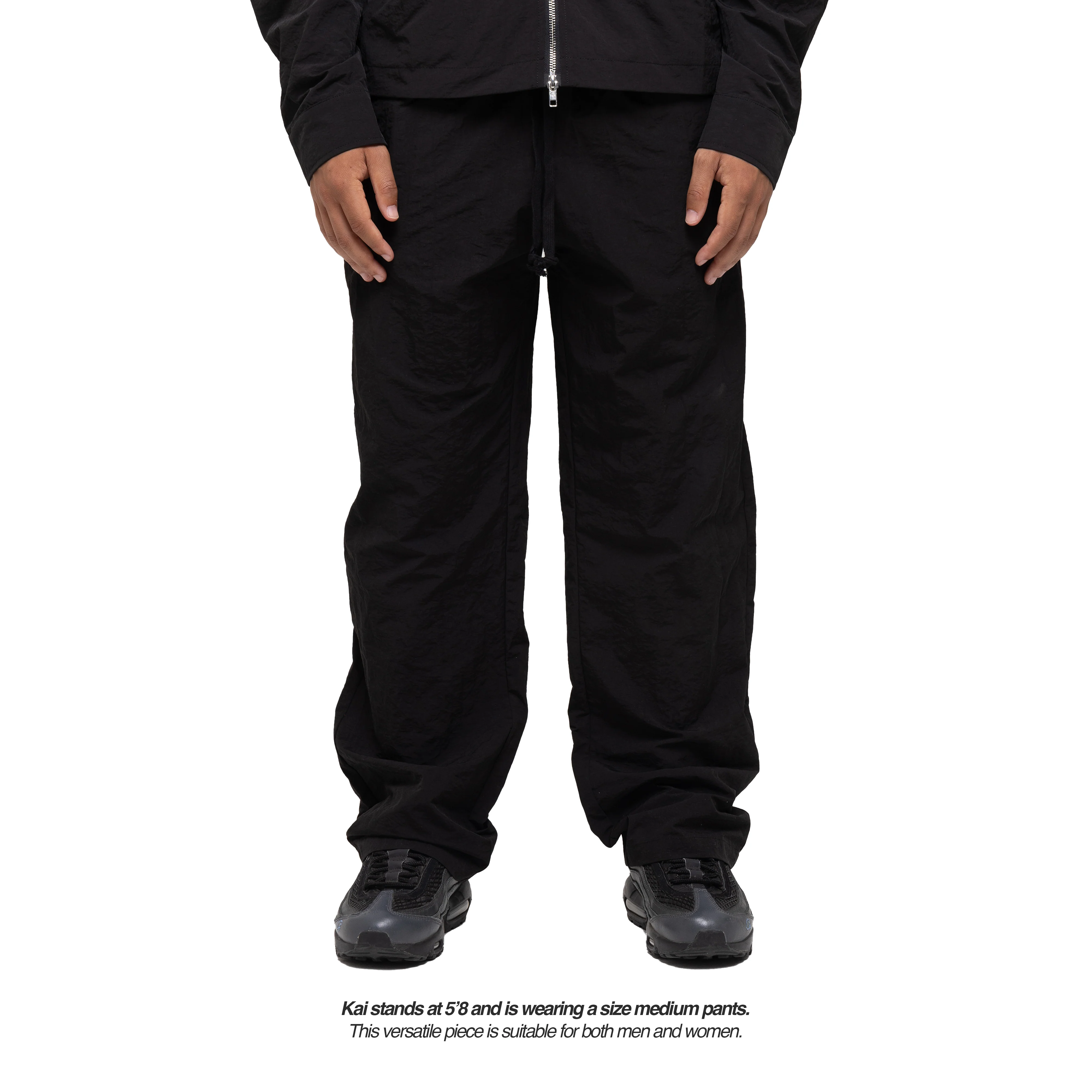 BLANCS NYLON PANTS - BLACK - Image 3