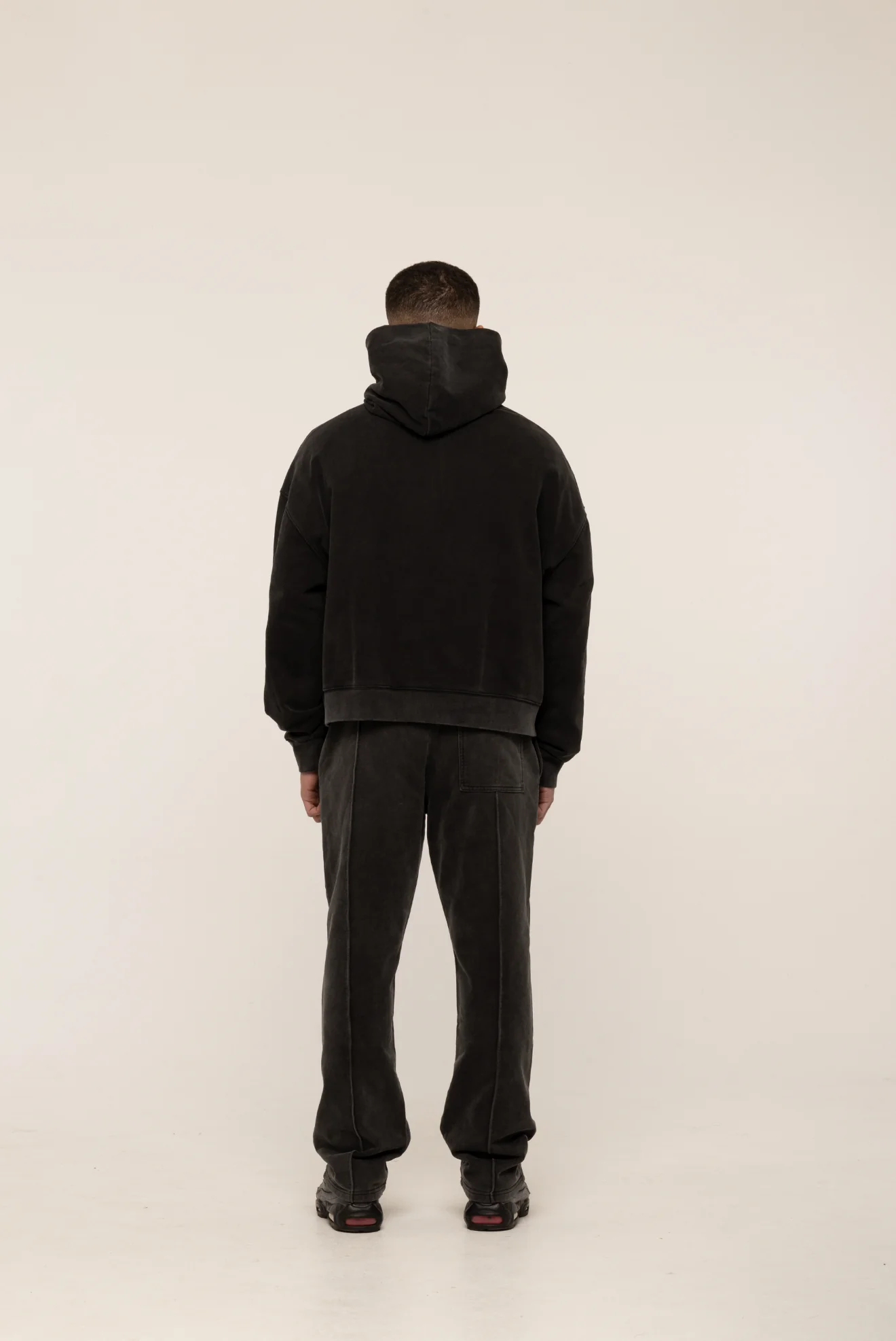 BLANCS PULLOVER HOODIE - WASHED BLACK - Image 3