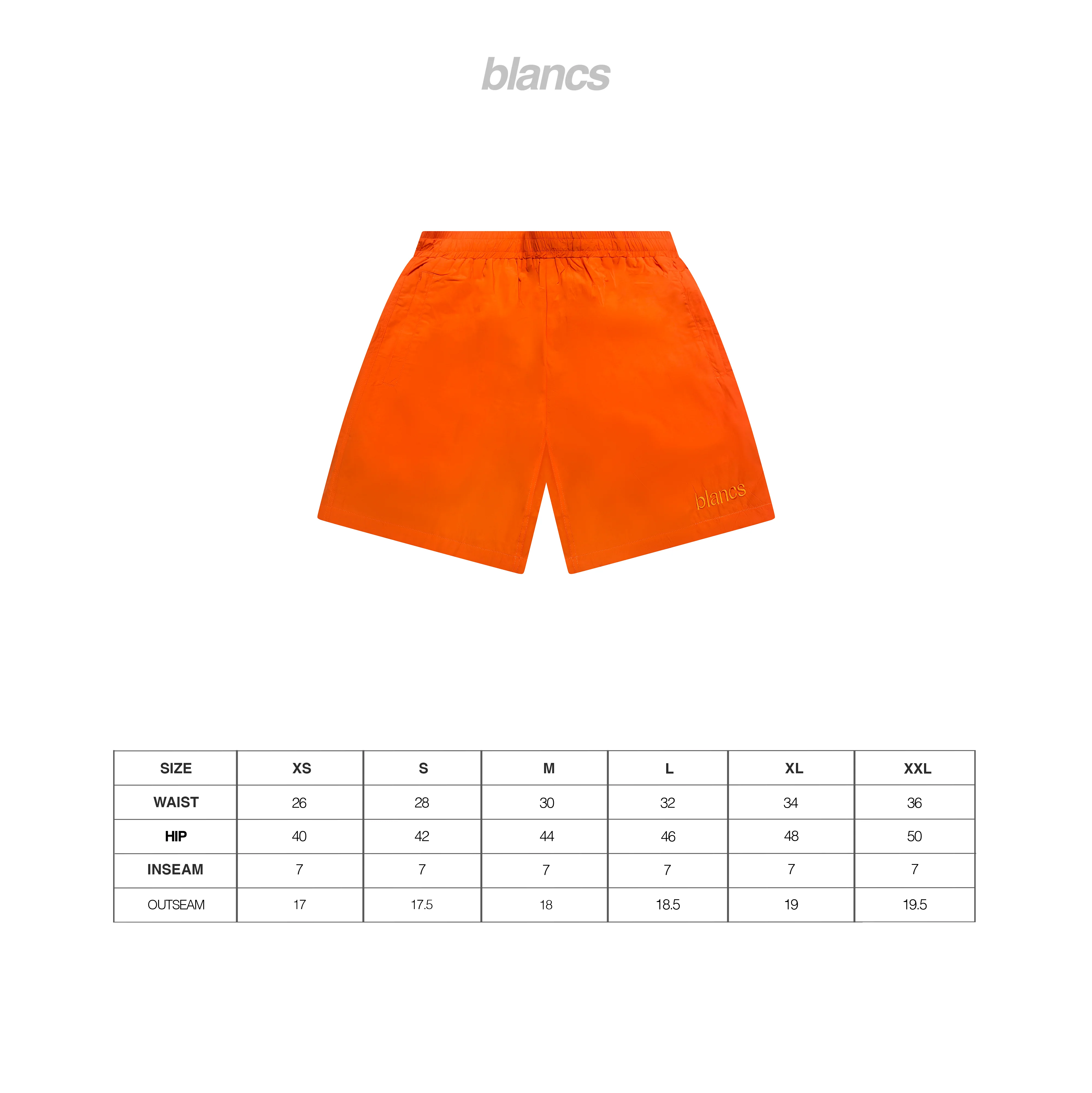 BLANCS SWIM SHORTS - ORANGE - Image 3