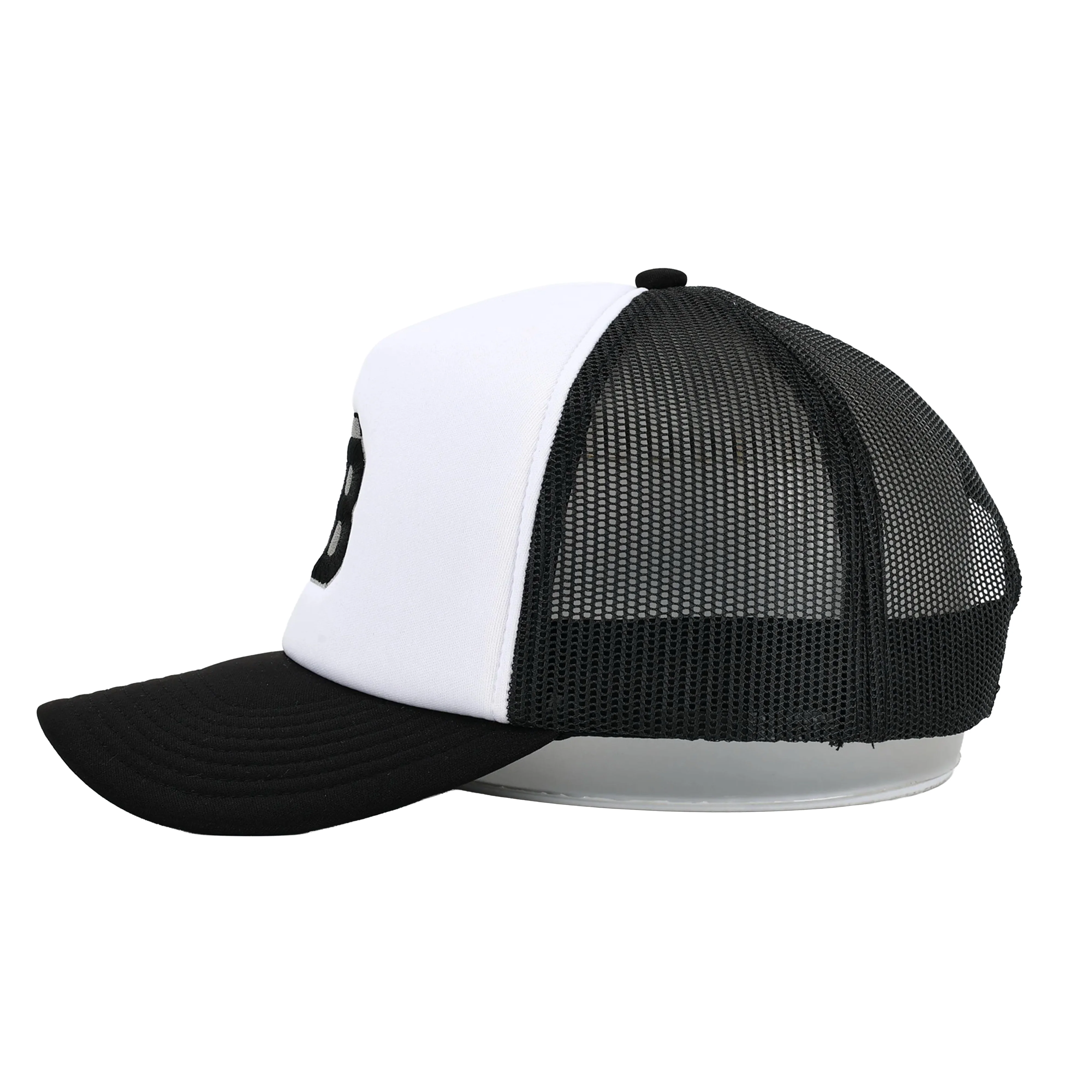 BLANCS TRUCKER HAT - BLACK - Image 3