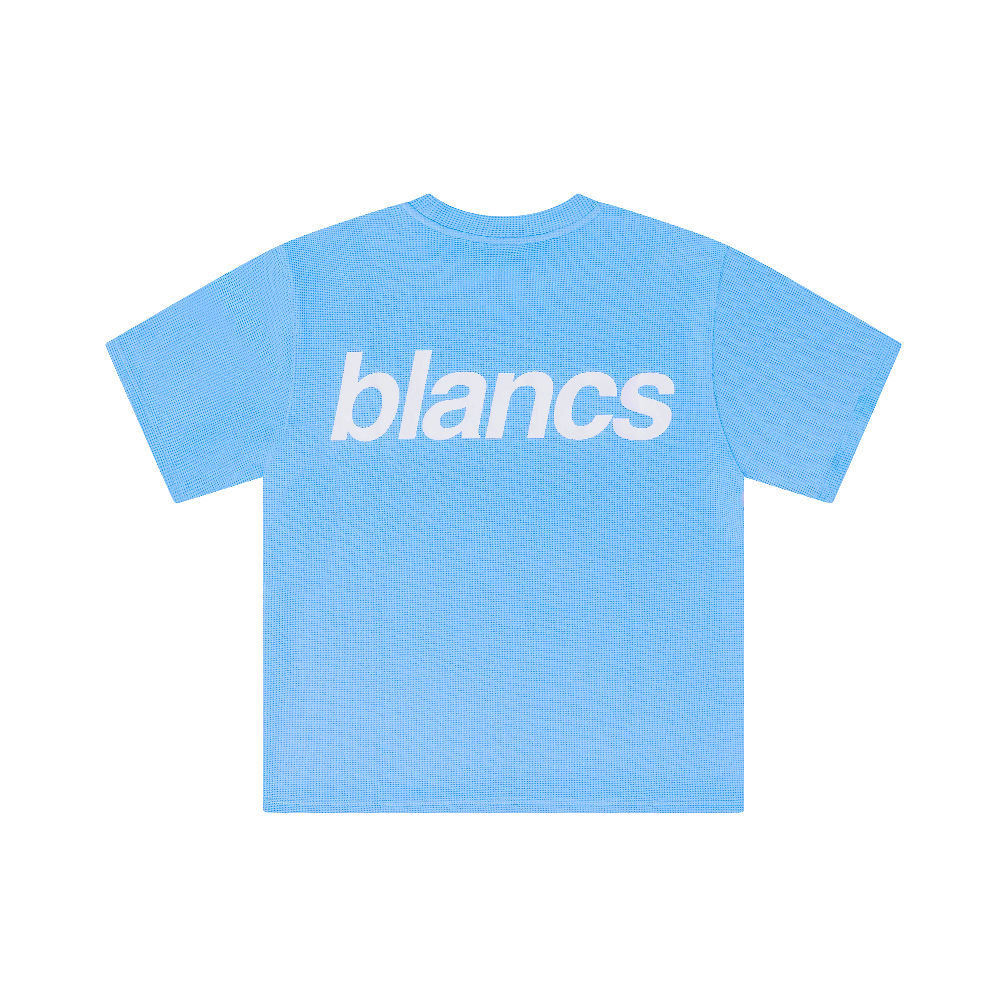 BLANCS WAFFLE KNIT S/S - BABY BLUE - Image 2