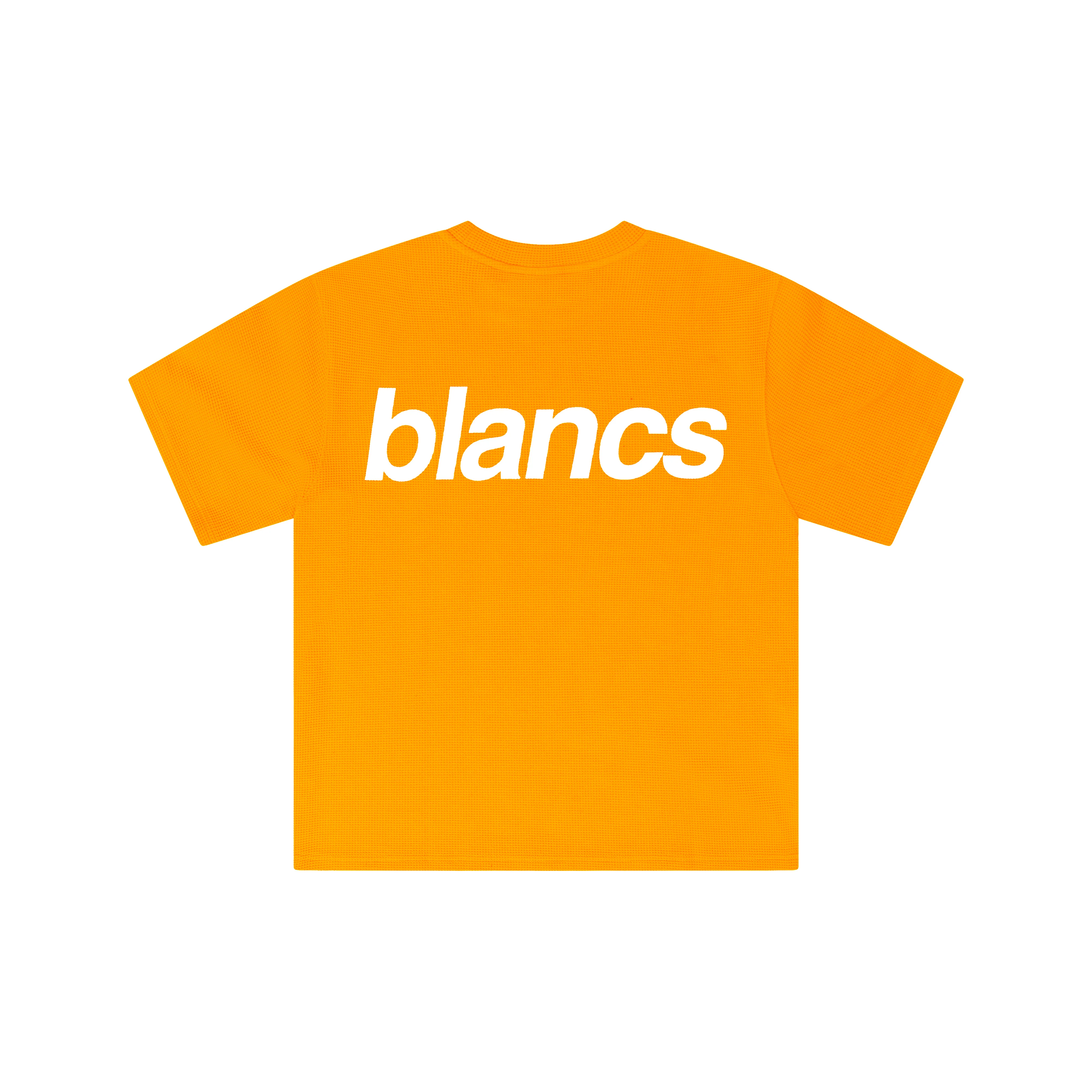 BLANCS WAFFLE KNIT S/S - ORANGE - Image 2