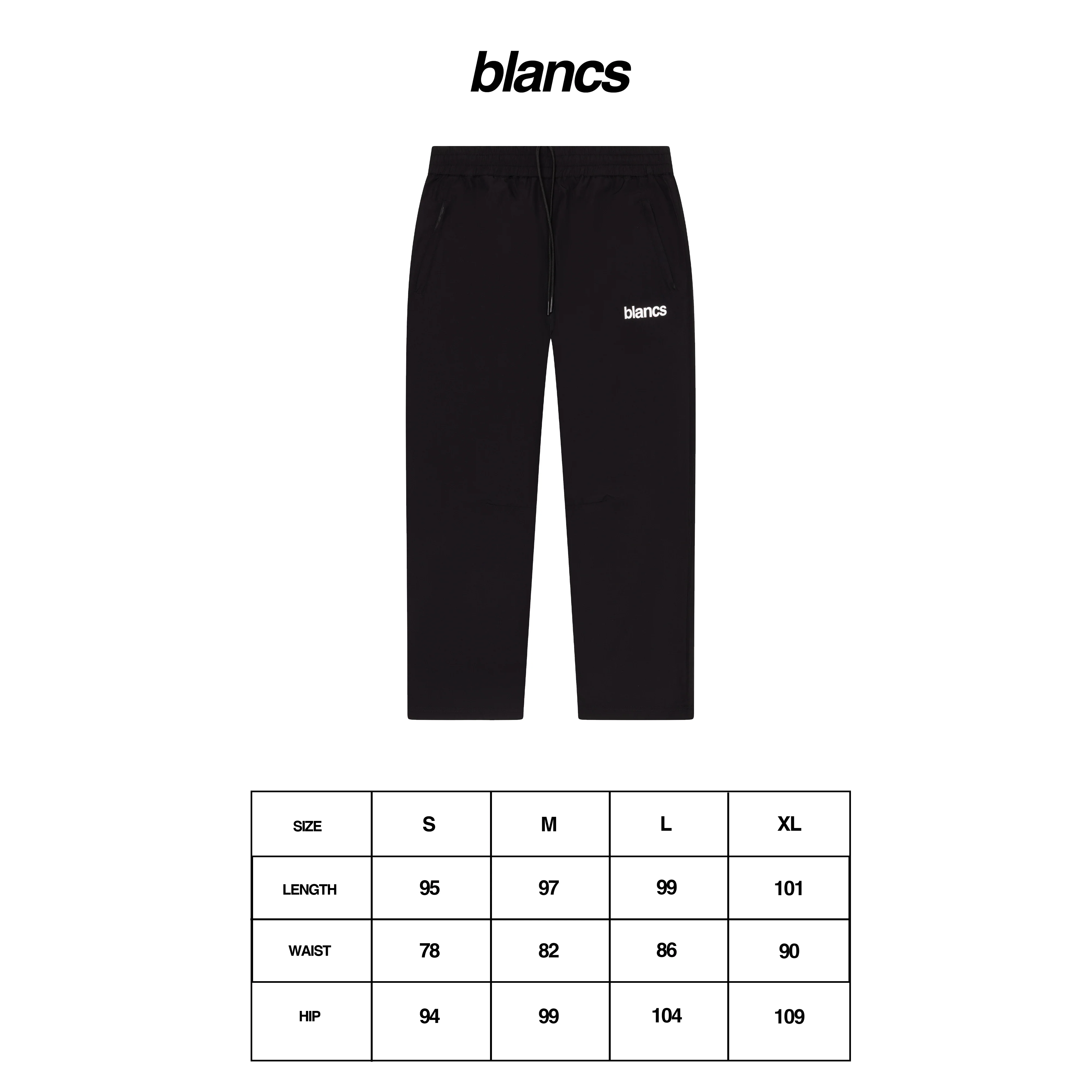 BLANCS MENS ACTIVEWEAR PANTS - BLACK - Image 4